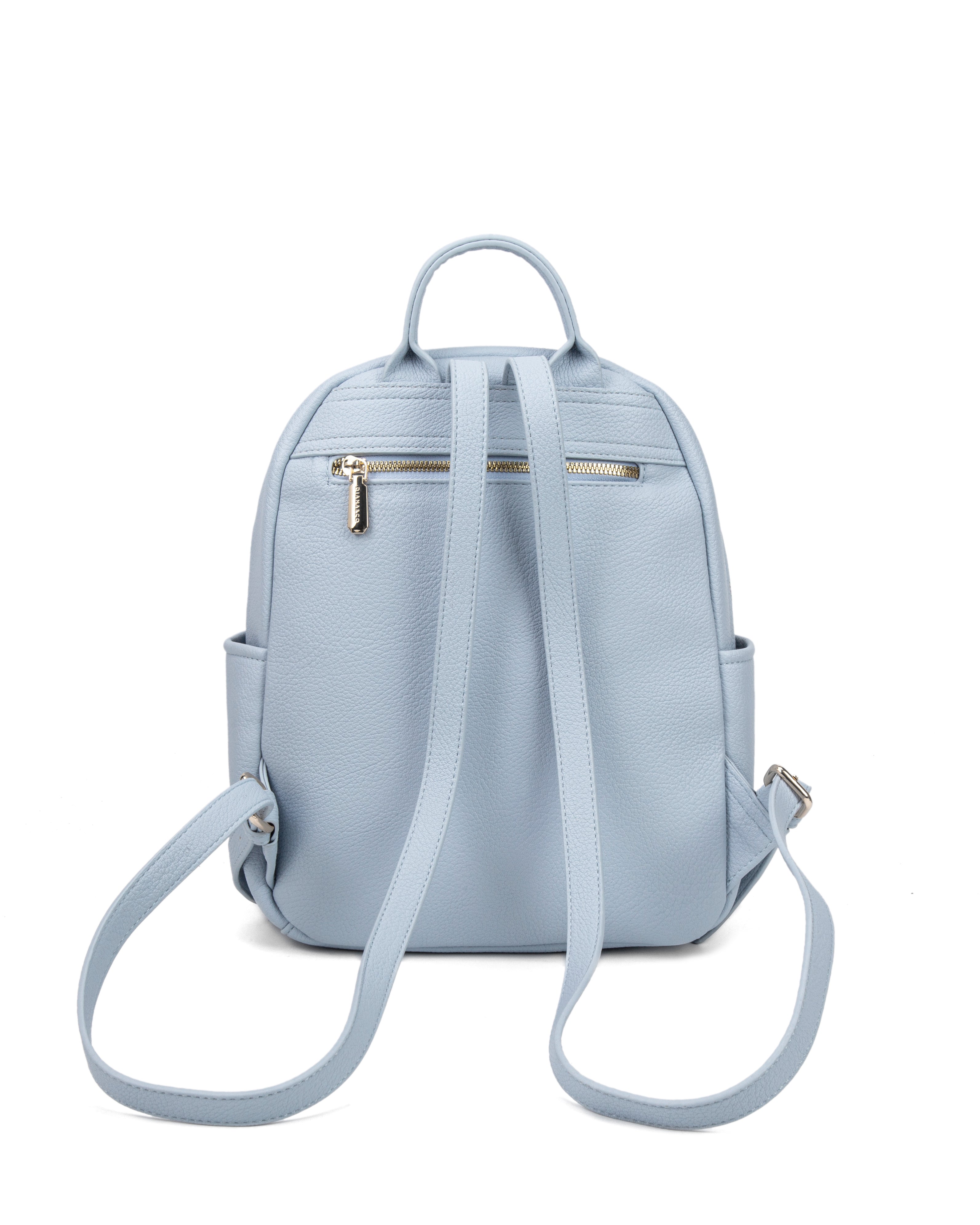 Zaino da donna in pelle vegana Casual 740-2PT-SKYBLUE Diana&co