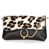 Safira Borsa a mano da donna Vera pelle 04760-LEO G BIANCO Gave Lux