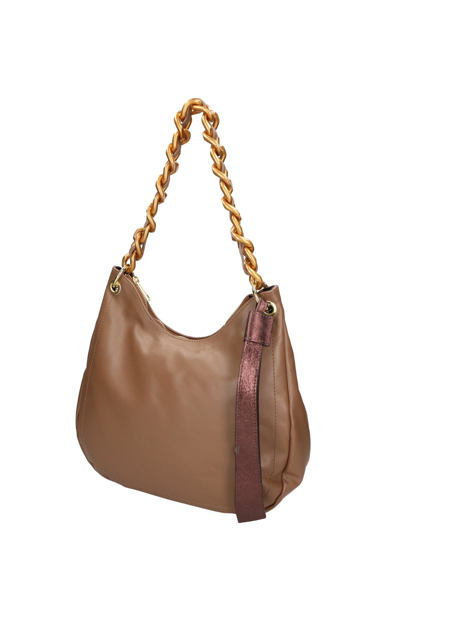 Artemisia Borsa a spalla da donna Vera pelle 05462-S40 TAUPE L015 T.MORO Gave Lux