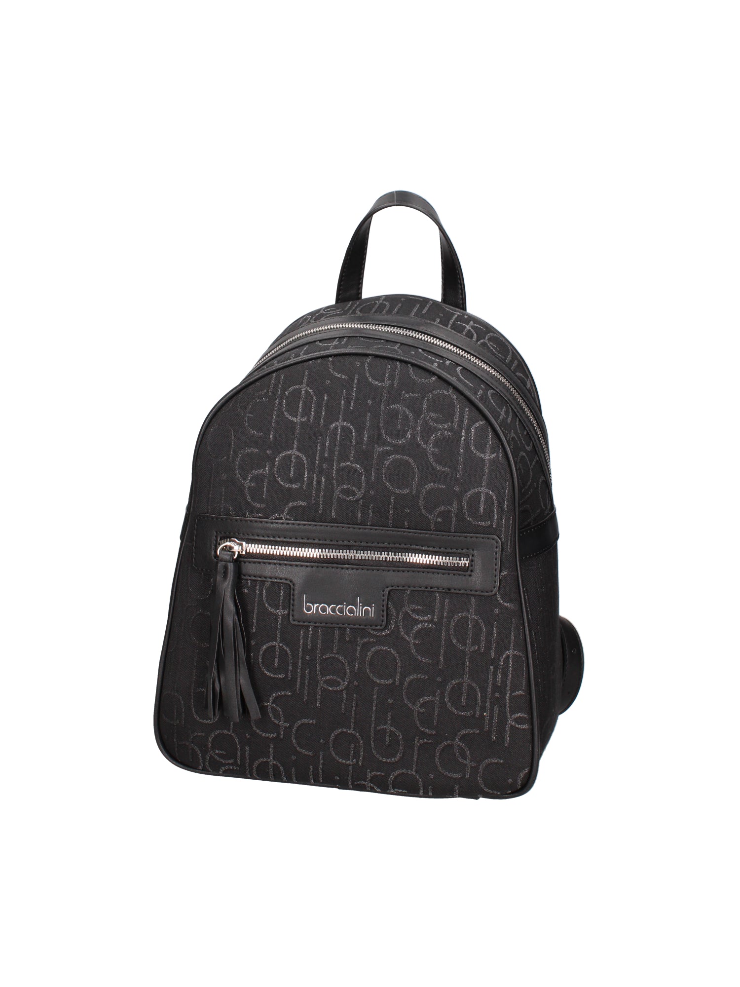 Valeria Ultra Zaino da donna 100% Poliuretano B16552-NERO Braccialini