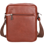 Borsa a tracolla uomo in pelle PU Casual PCL3079-COFFEE Northampton Polo Club