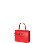 Borsa a mano da donna Vera pelle 07161-D58 ROSSO FUOCO Roberta Rossi