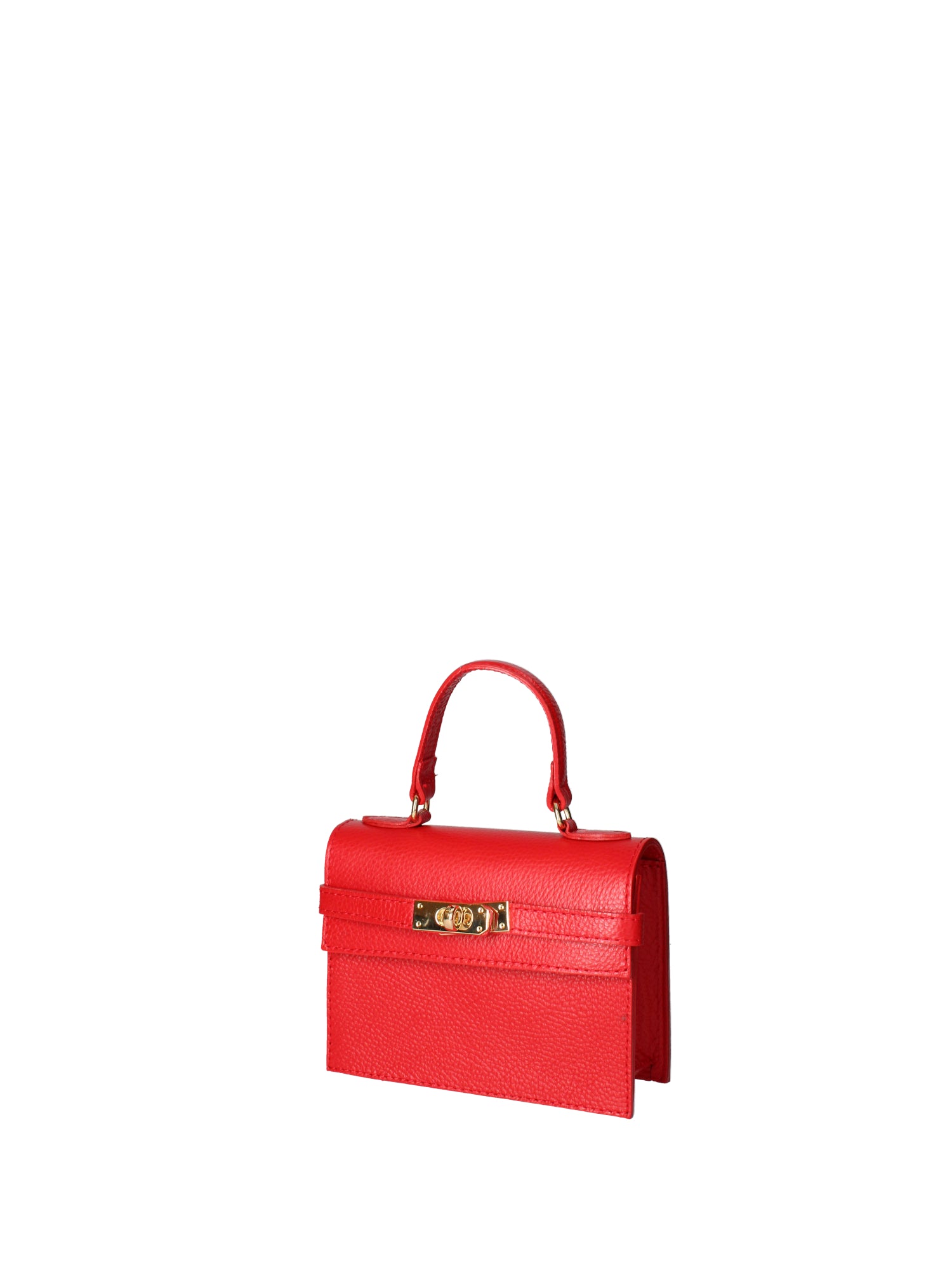 Borsa a mano da donna Vera pelle 07161-D58 ROSSO FUOCO Roberta Rossi