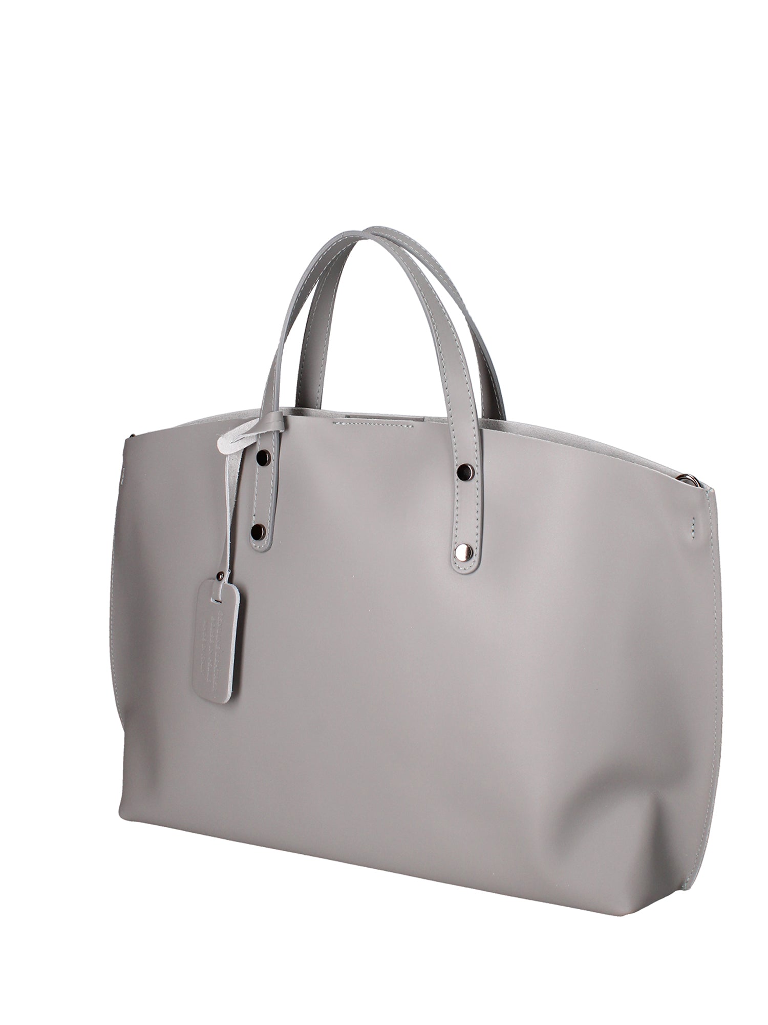 Lumena Borsa a mano da donna Vera pelle 2094-L219 GRIGIO Gave Lux
