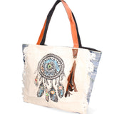 Anya Borsa a spalla da donna 100% Cotone 88109-51-BLU JEANS Gave Lux