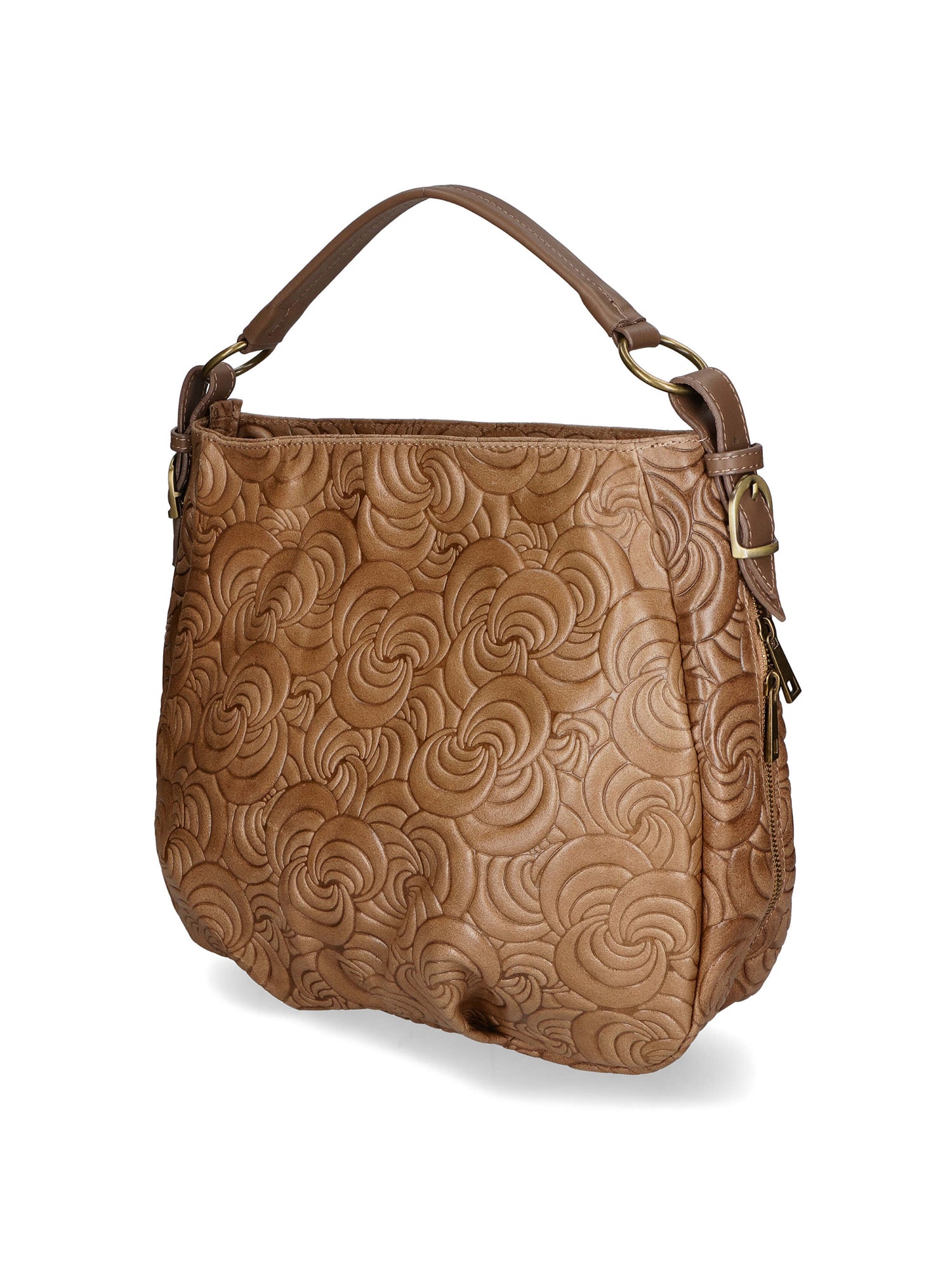 Lumelia Borsa a mano da donna Vera pelle 80013-009 TAUPE SCURO Gave Lux