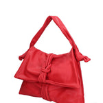 Borsa a spalla da donna Vera pelle 07171-S58 ROSSO FUOCO Viola Castellani