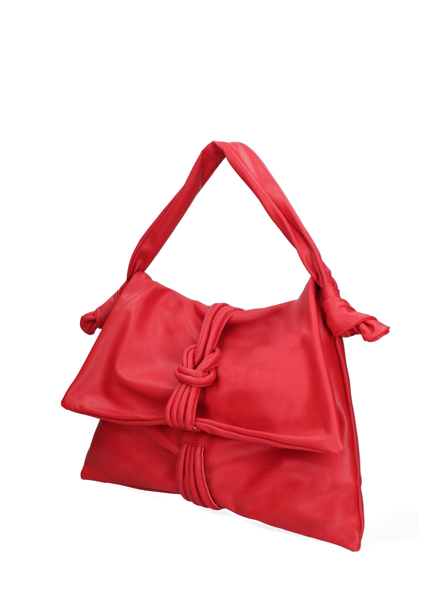 Borsa a spalla da donna Vera pelle 07171-S58 ROSSO FUOCO Viola Castellani