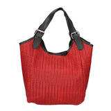 Elettra Borsa a mano da donna Vera pelle 80050-ROSSO RED Gave Lux