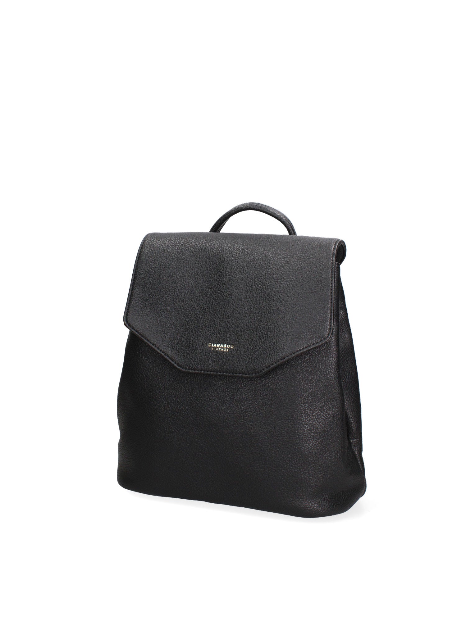 Zaino da donna in ecopelle Casual 640-2-BLACK Diana&co