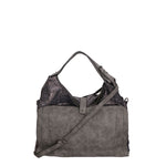 Edera Elite Borsa a spalla da donna Vera pelle LK0247-GRIGIO Gave Lux