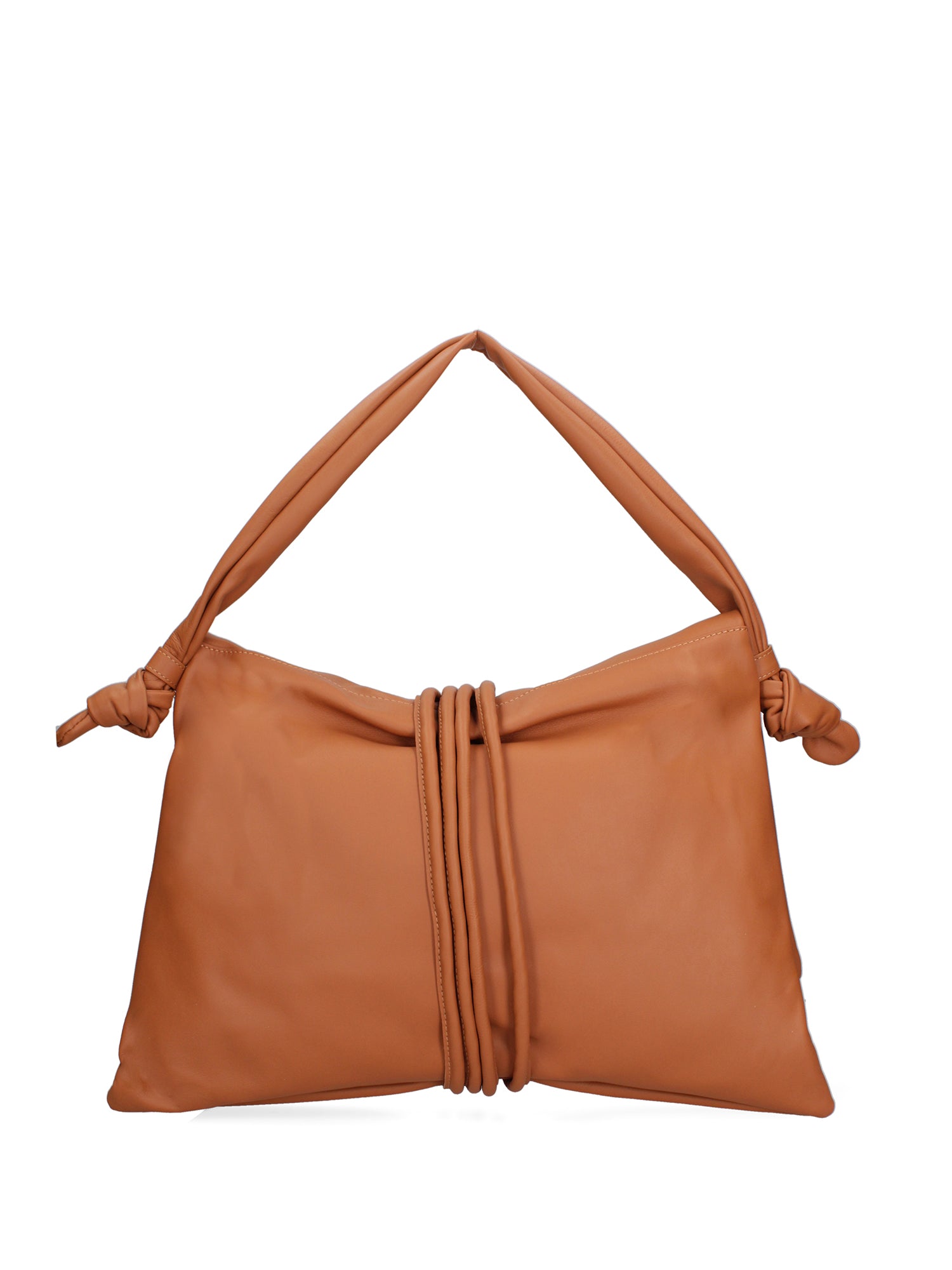 Borsa a spalla da donna Vera pelle 07171-S44 CUOIO Viola Castellani