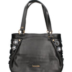 Amaranta Ultra Borsa a spalla da donna 100% pelle B17241-NERO Braccialini