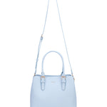 Borsa a mano da donna 100% pelle vegana PU 716-2PT-BABYBLUE Diana&co