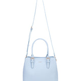 Borsa a mano da donna 100% pelle vegana PU 716-2PT-BABYBLUE Diana&co
