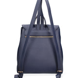 Zaino da donna in ecopelle Casual 635-2-NAVY BLUE Diana&co