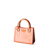 Borsa a mano da donna 100% Pvc FLAT-WOOD-S 24-DARK RUST - SATIN CDF Marc Ellis