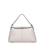 Borsa a spalla da donna Vera pelle 07154-D86 GRIGIO PERLA Roberta Rossi