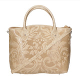 Enza Borsa a mano da donna Vera pelle 8007023FBG-004 TAUPE Gave Lux