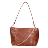 Lorelei Borsa a spalla da donna Vera pelle croco 06498-040 MARMO SCURO Gave Lux
