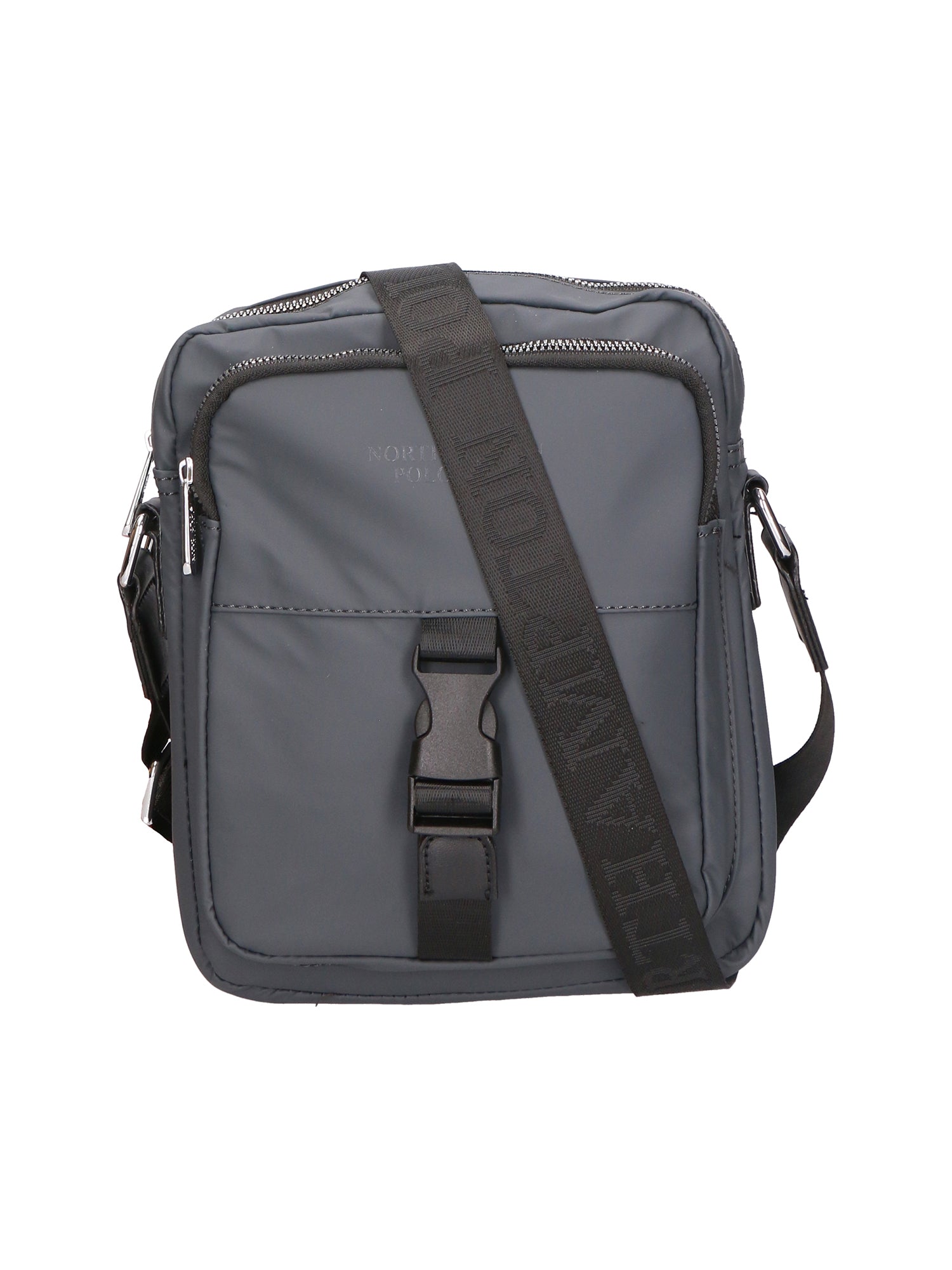 Borsa a tracolla uomo 100% PU Leather PCL3018-GREY Northampton Polo Club