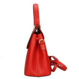 Borsa a mano da donna 100% vera pelle 7708-L214 ROSSO Gave Lux