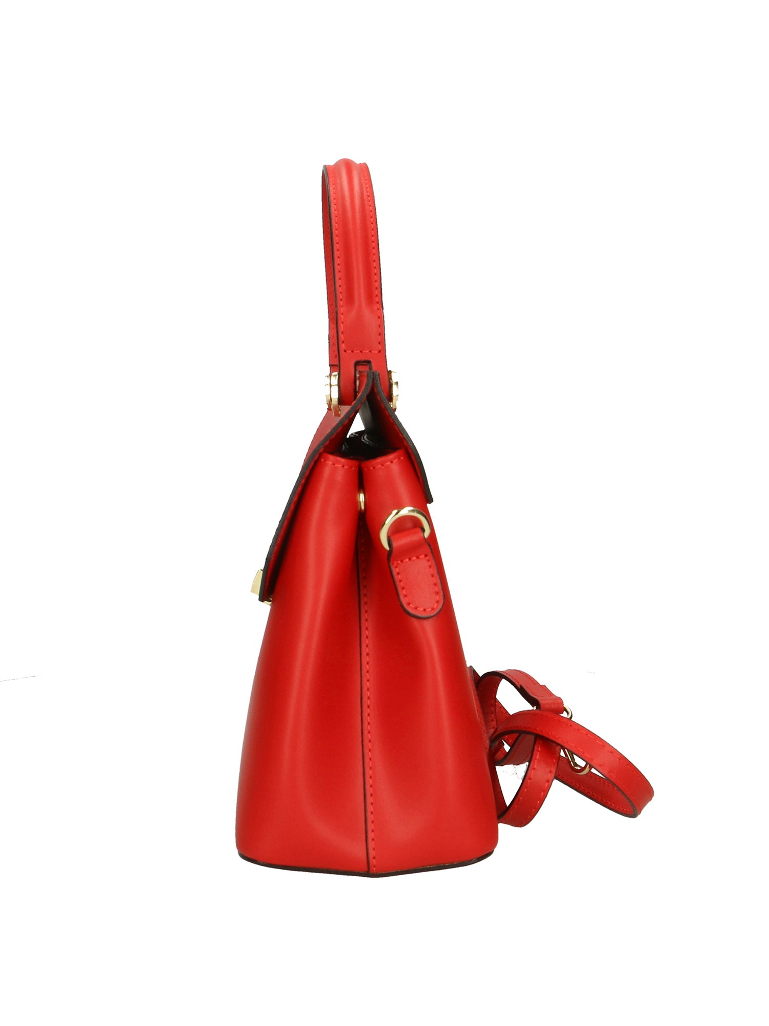 Borsa a mano da donna 100% vera pelle 7708-L214 ROSSO Gave Lux