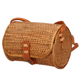 Laurenzia Borsa a tracolla da donna Rattan 88011-MIX Gave Lux