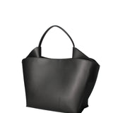 Borsa a mano da donna 100% pelle riciclata 07226-Nero Viola Castellani