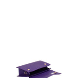 Borsa a mano da donna 100% gomma FLAT ARROW 24-VIOLET INDIGO-GOLD Marc Ellis