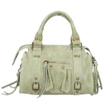Erisia Borsa a spalla da donna Vera pelle 06091-025 VERDE MILITARE Gave Lux