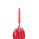 Borsa a spalla da donna Vera pelle 07147-D58 ROSSO FUOCO Roberta Rossi