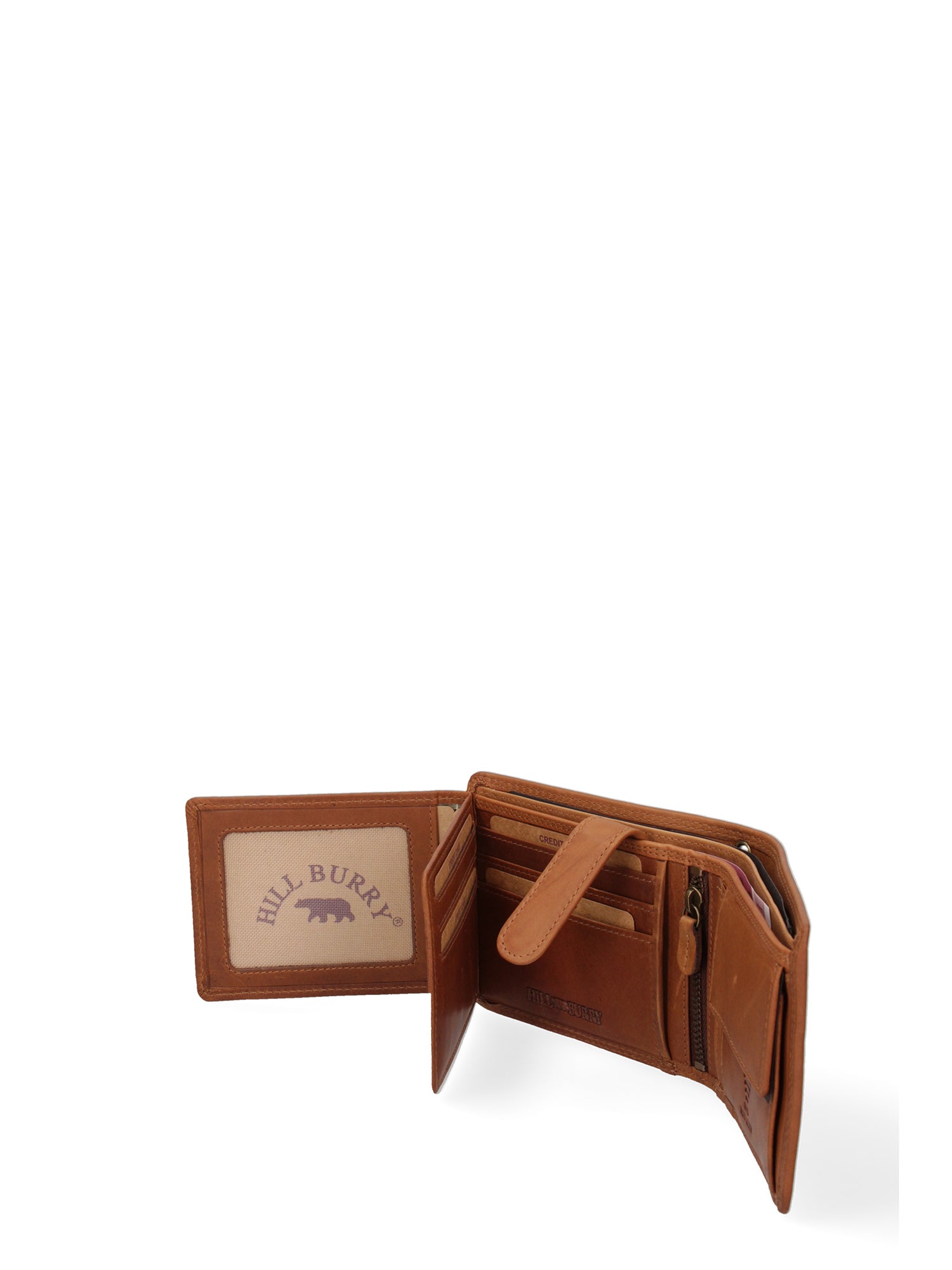 Portafoglio uomo in vera pelle Casual HILB-6404MCN-CUOIO Hill Burry