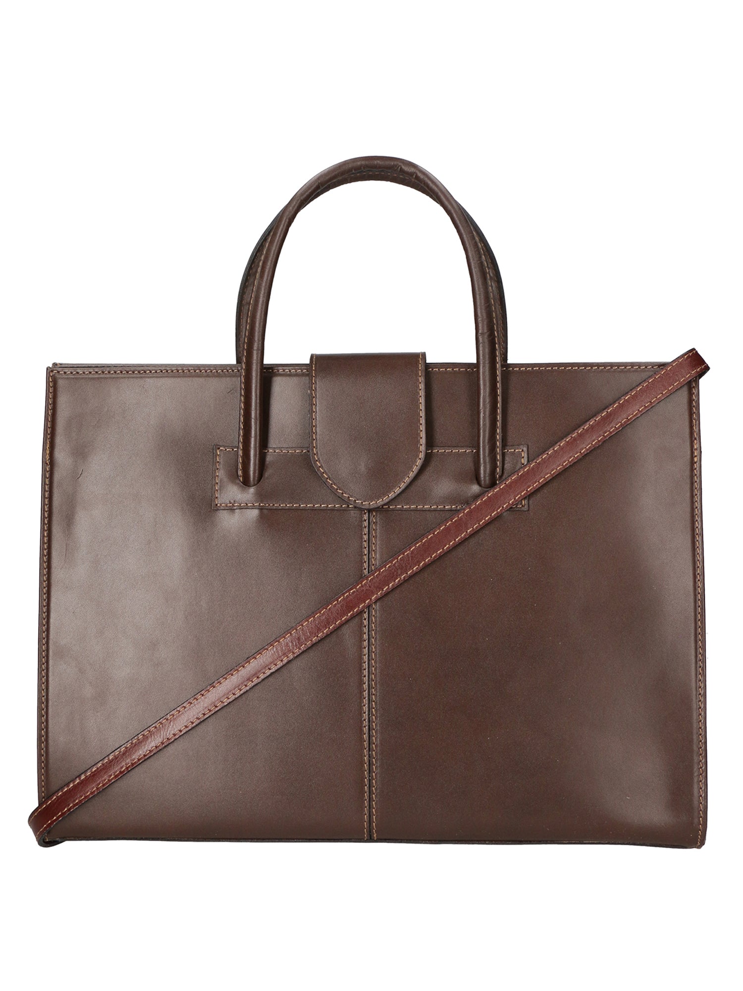Evelina Borsa a mano da donna 100% pelle 9025-T.MORO Gave Lux