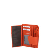 Portafoglio donna in vera pelle Casual RB2036-DLM-ARANCIO Renato Balestra