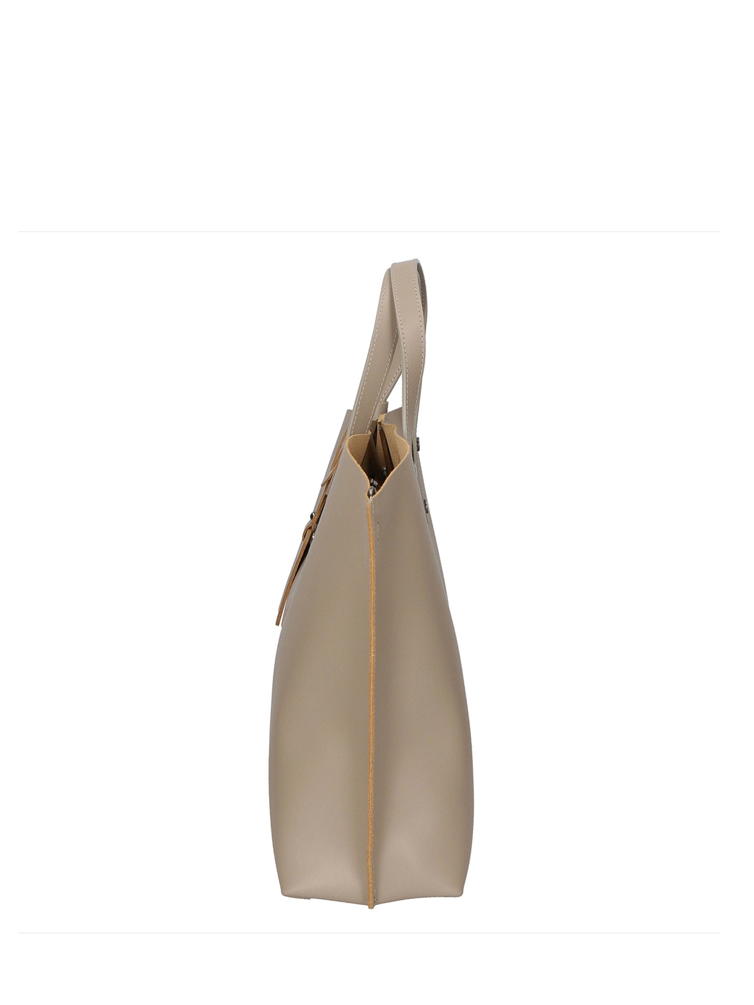 Lumena Borsa a mano da donna Vera pelle 2094-L110 TAUPE Gave Lux