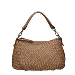 Novella Borsa a spalla da donna Vera pelle 7800-TAUPE Gave Lux