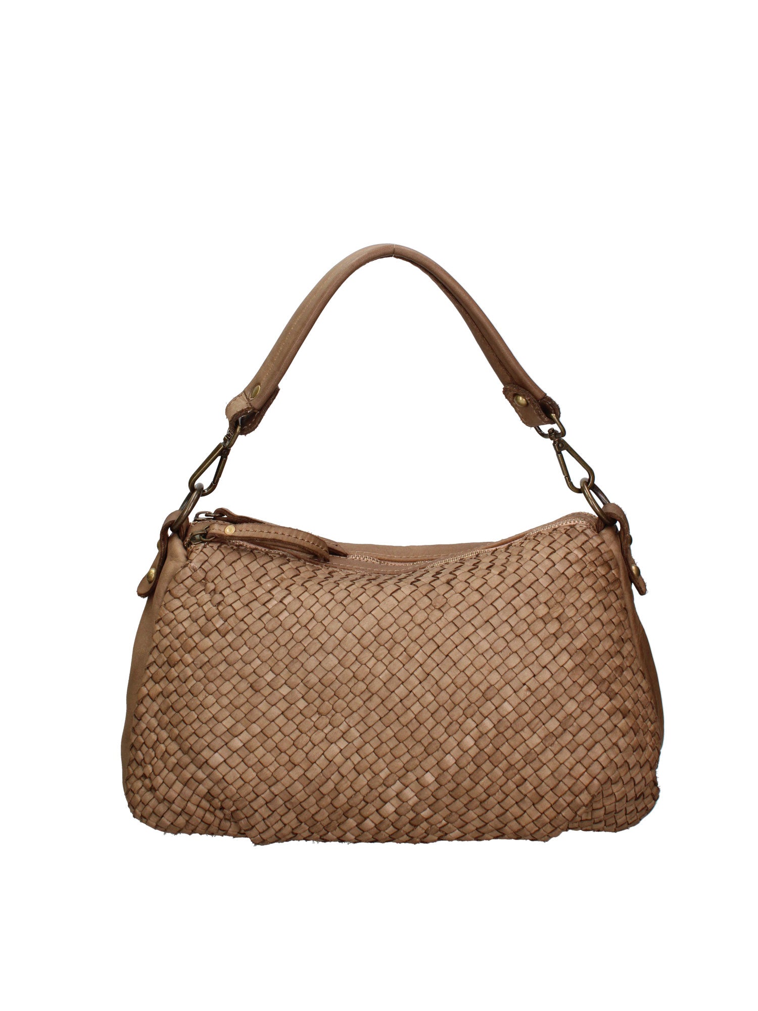 Novella Borsa a spalla da donna Vera pelle 7800-TAUPE Gave Lux