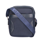 Borsa a tracolla uomo Pelle vegana e nylon PCL3062-BLU Northampton Polo Club