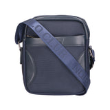 Borsa a tracolla uomo Pelle vegana e nylon PCL3062-BLU Northampton Polo Club
