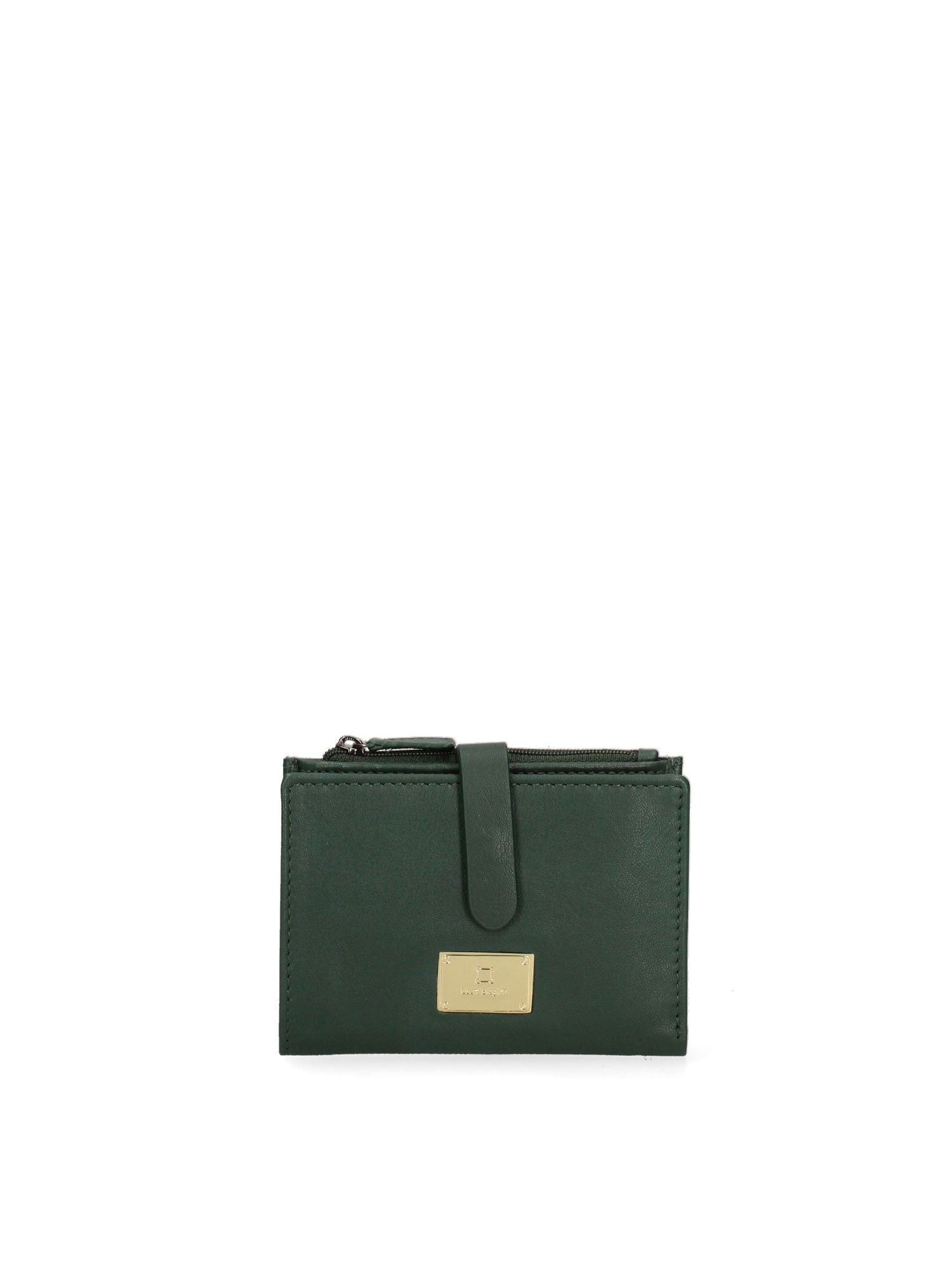 Portafoglio da donna in vera pelle Casual LB7702-20-GREEN Laura Biagiotti