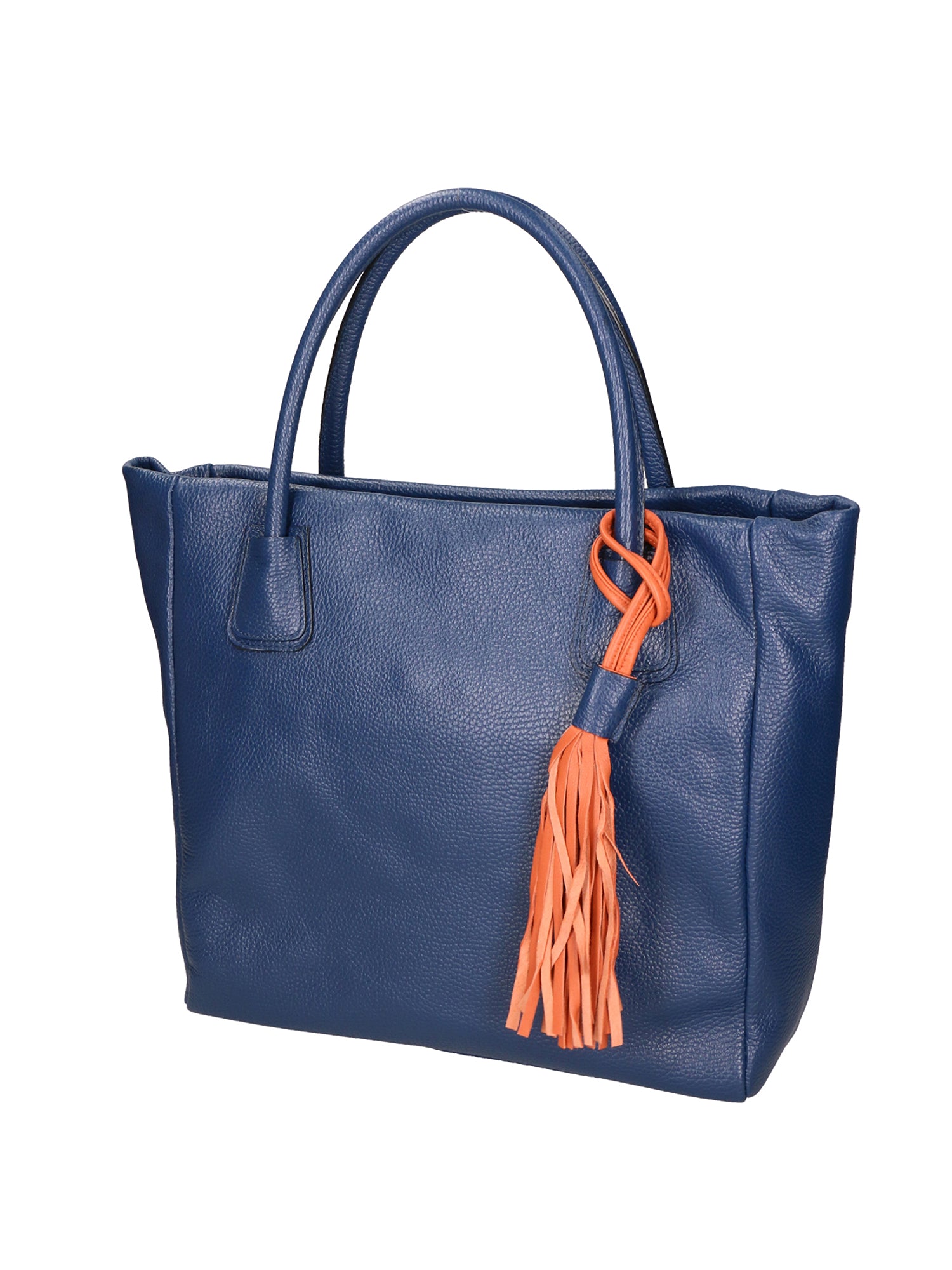 Verdiana Borsa a mano da donna Vera Pelle 06505-D24 BLU JEANS Gave Lux