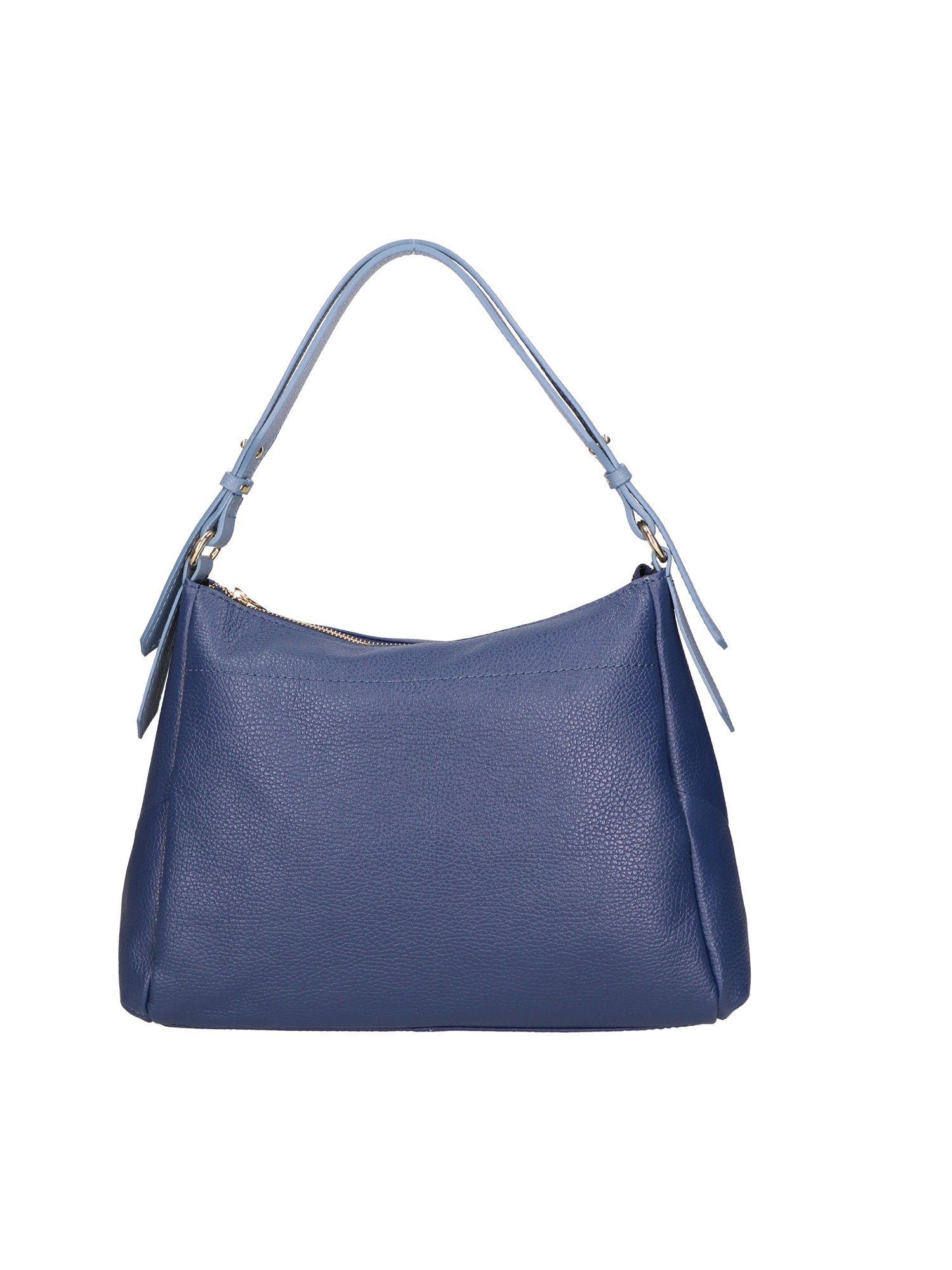 Vladimira Borsa a spalla da donna Vera pelle 06675-D24 BLU + D41 C.ZUCC. Gave Lux