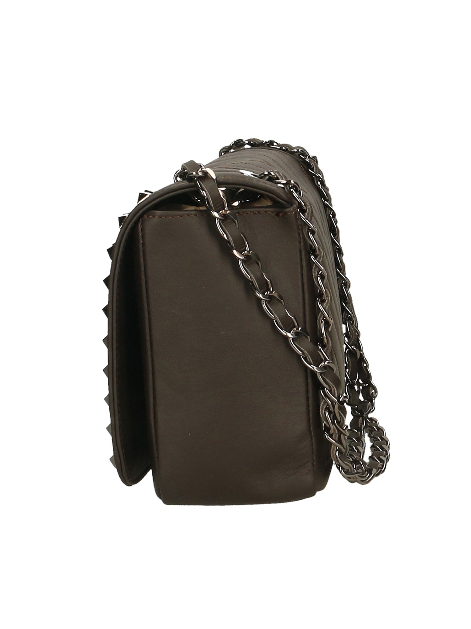 Bologna Borsa a spalla da donna Vera pelle 6590-T.MORO DARK BROWN Gave Lux