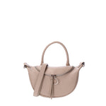 Mae Borsa a mano da donna Vera pelle 07142-D05 CAPPUCCINO Viola Castellani
