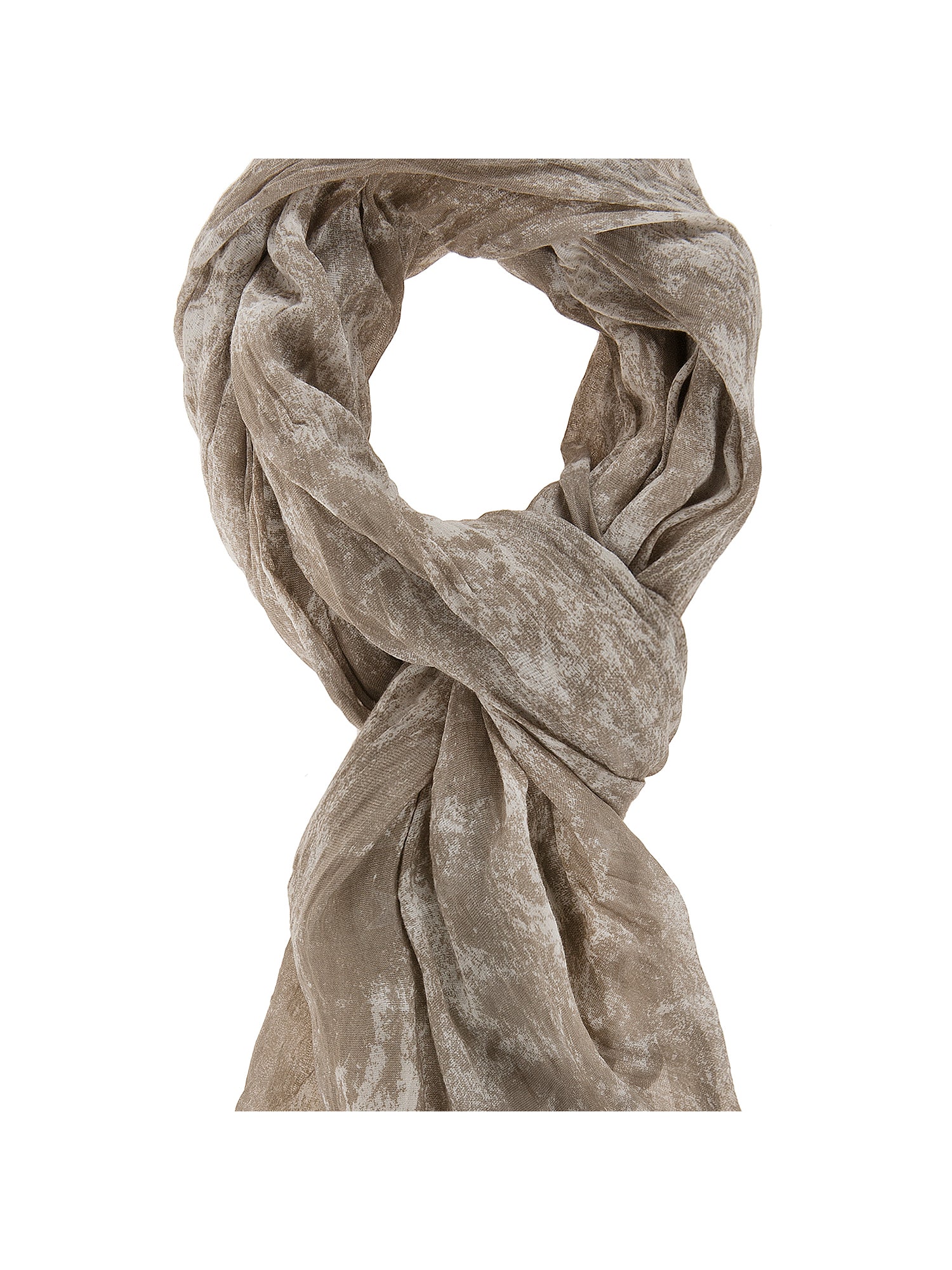 Sophy L2015-TAUPE Foulard unisex cotone e seta Gave Lux