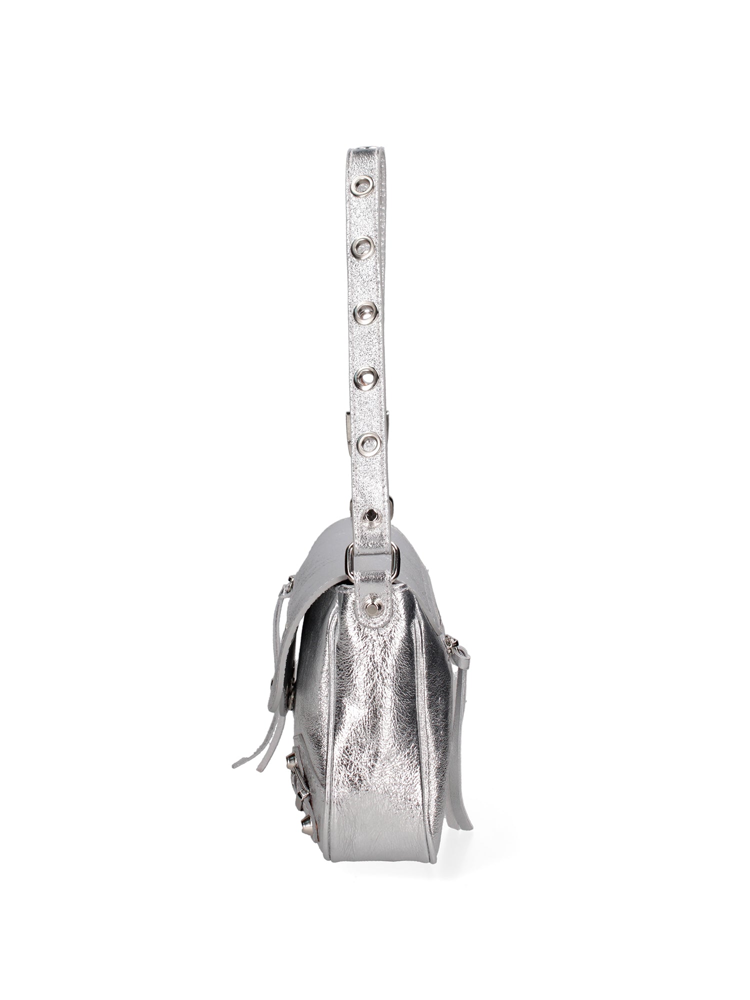 Borsa a spalla da donna Vera pelle 07234-L001 ARGENTO Roberta Rossi