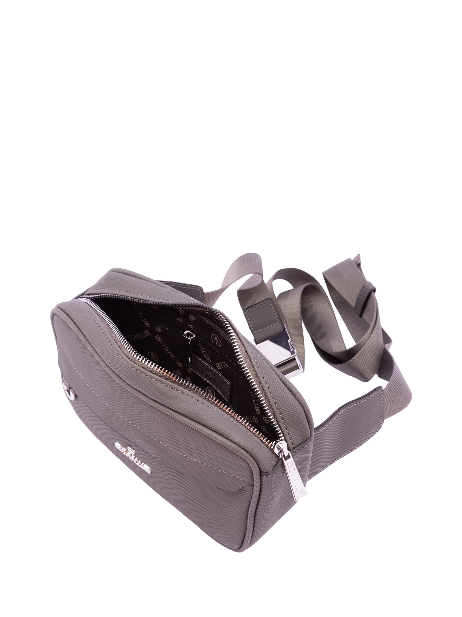 Marsupio da uomo in poliestere Casual BC1095-GRIGIO B Cavalli