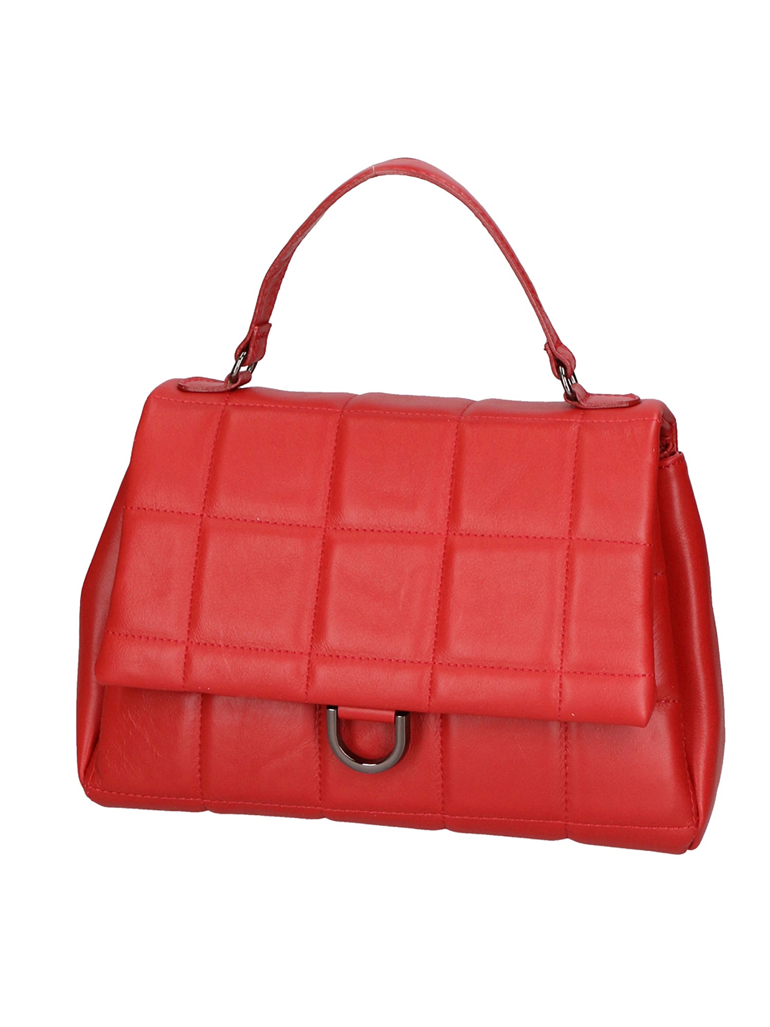 Viola Borsa a mano da donna Vera Pelle 06862-S10 RUBINO Gave Lux