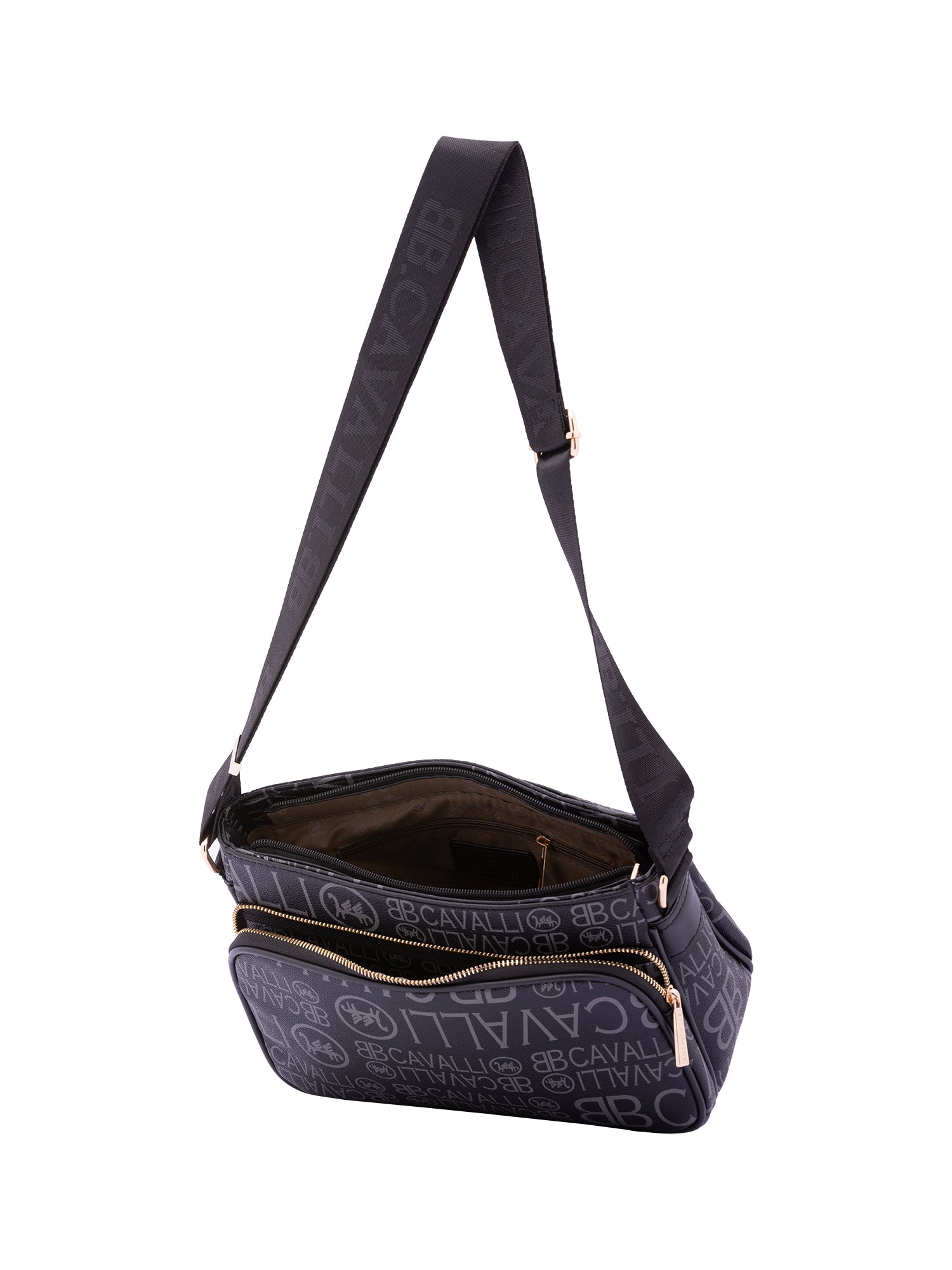 Borsa a tracolla da donna Ecopelle BC1438-NERO NERO B Cavalli